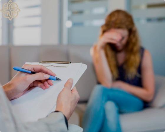 Девушка на приеме психиатра